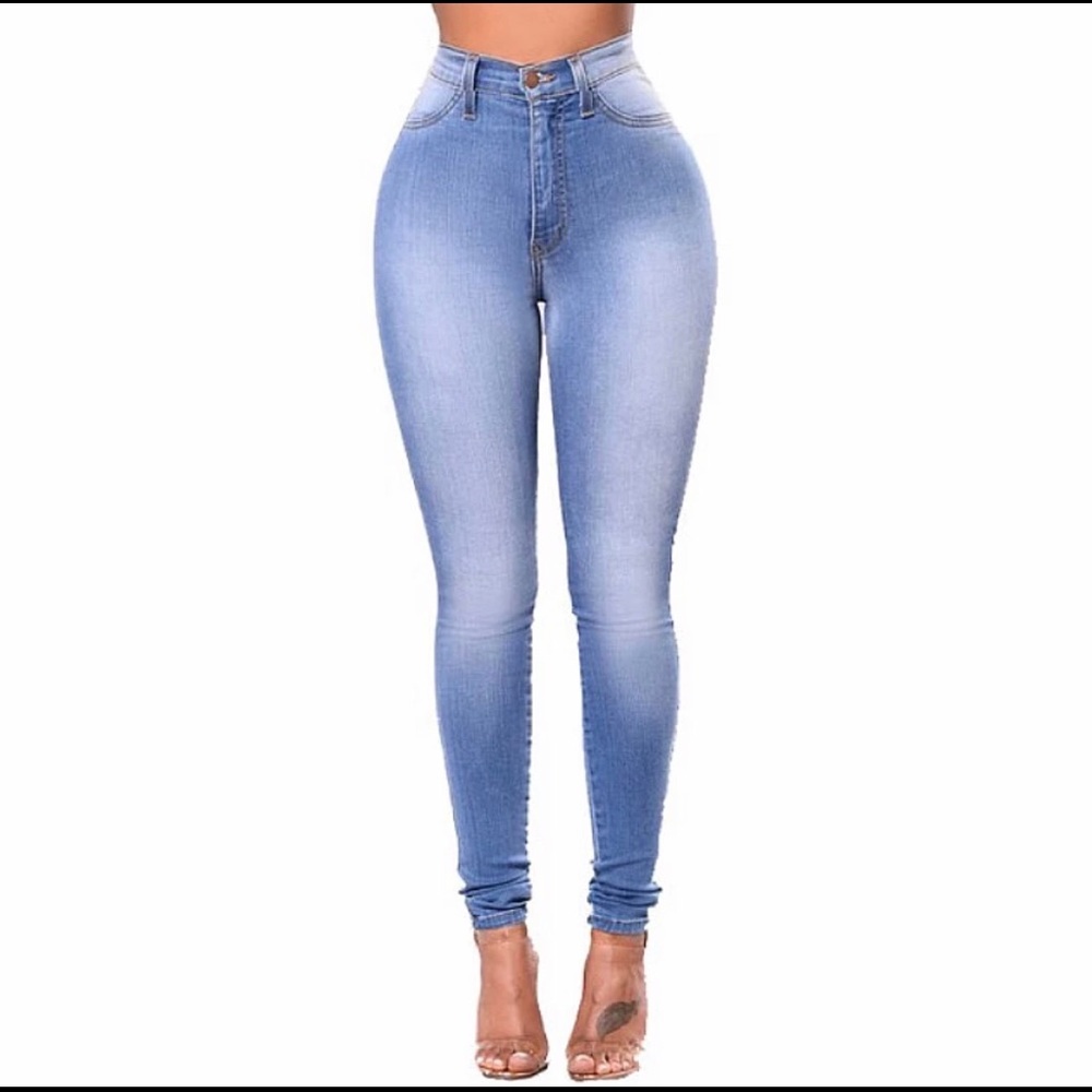 High waist jeans